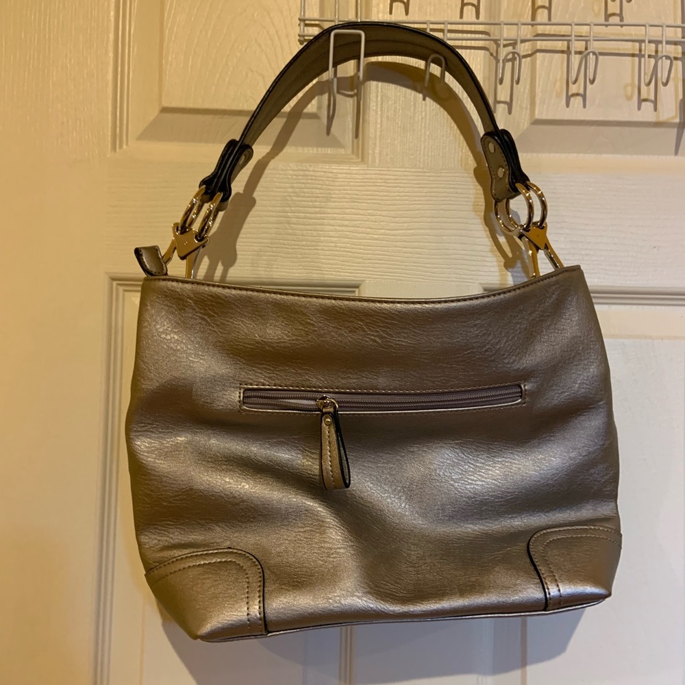 Silver Metallic Handbag Brand New